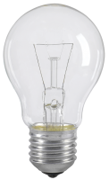 IEK Лампа накаливания шар 60Вт A55 E27 прозрачная