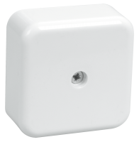 IEK Коробка распаячная КМ41206-01 для о/п 50 х 50 х 20 IP20, белая (4 клеммы 3мм2)