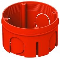 HEGEL Коробка установочная 68 х 40 мм круглая, красная