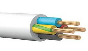 Провод соединит. ПВС белый 4 х 1,50, ГОСТ, 1 метр