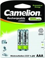 Camelion АAА-300mAh Ni-Cd BL-2 (аккумулятор, 1,2В)