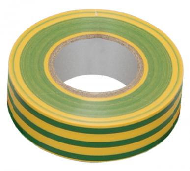 IEK Изолента 0,18 х 19 мм х 20 метров, желто-зеленая