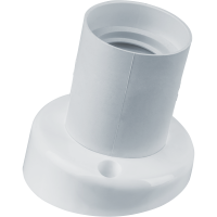 Navigator, Патрон пластик настенный наклон белый с кольцом Е27 14016