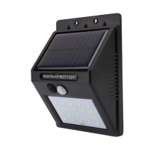 Smartbuy уличный светодиодный светильник на солнечной батарее с ДД 4Вт, 20LED, черный 147416