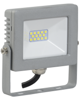IEK Прожектор светодиодный СДО 07-10 10Вт серый IP65