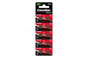 Camelion AG5 / 393A / LR754 / 193 (батарейка щелочная, 1,5В) таблетка 12813