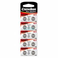 Camelion AG13 / 357A / LR44 / А76 (батарейка щелочная, 1,5В) таблетка 12821